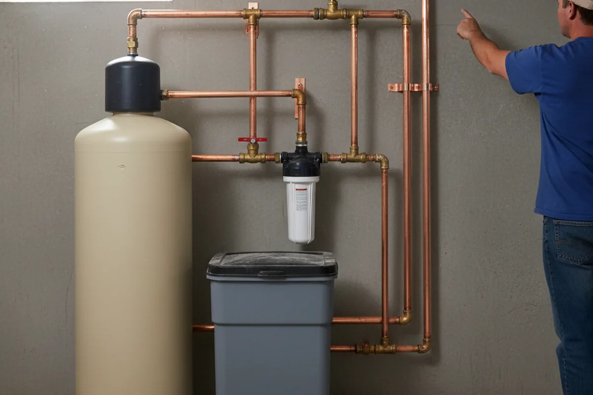 Whole-house water treatment system installed in Gould